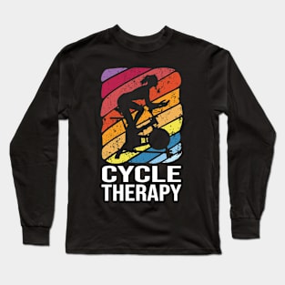 Cycle Therapy - Indoor cycling spin bike Long Sleeve T-Shirt